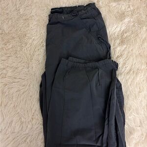 Aeropostale Charcoal Parachute Pants